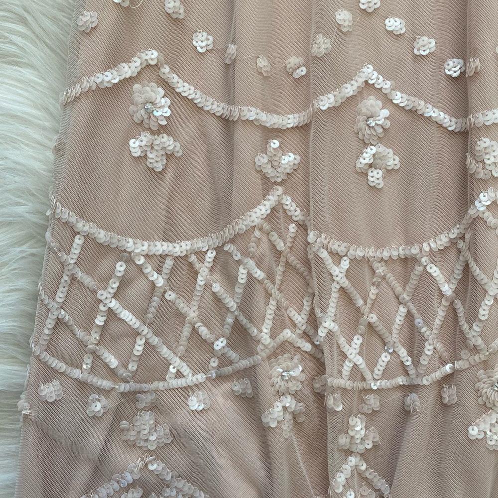 Mac Duggal Blush Pink Embroidered Maxi Dress - Picture 12 of 14